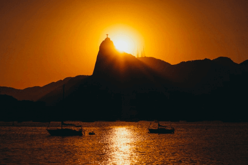 11 Best Countries for Digital Nomads in 2025 16 Sunset in Rio De Janeiro, Brazil