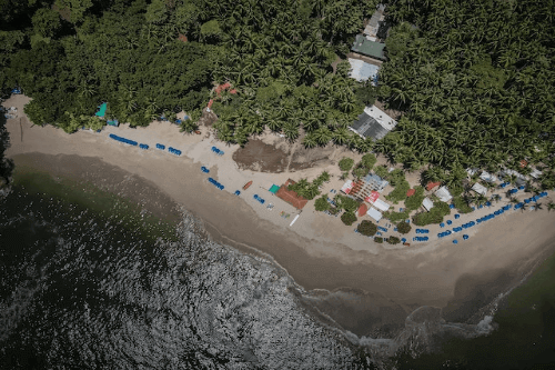11 Best Countries for Digital Nomads in 2025 8 Aerial view of a beach in Costa Rica
