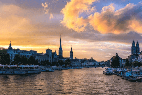 The 15 Best Places to Live in Europe - Eurotrip 2025! 20 A canal in Zurich, Switzerland