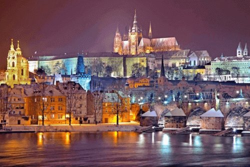 The 15 Best Places to Live in Europe - Eurotrip 2025! 16 Prague Castle at night