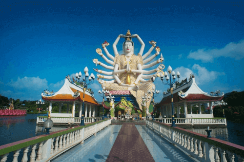 Buddhist Temple in Ko Samui