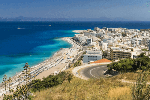 Rhodes is one of the best islands in Greece for digital nomads