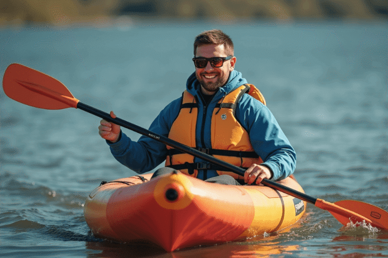 Best Blow Up Kayaks | 10 Inflatable Kayaks for 2025 52 Man in a blow up kayak inflatable kayak