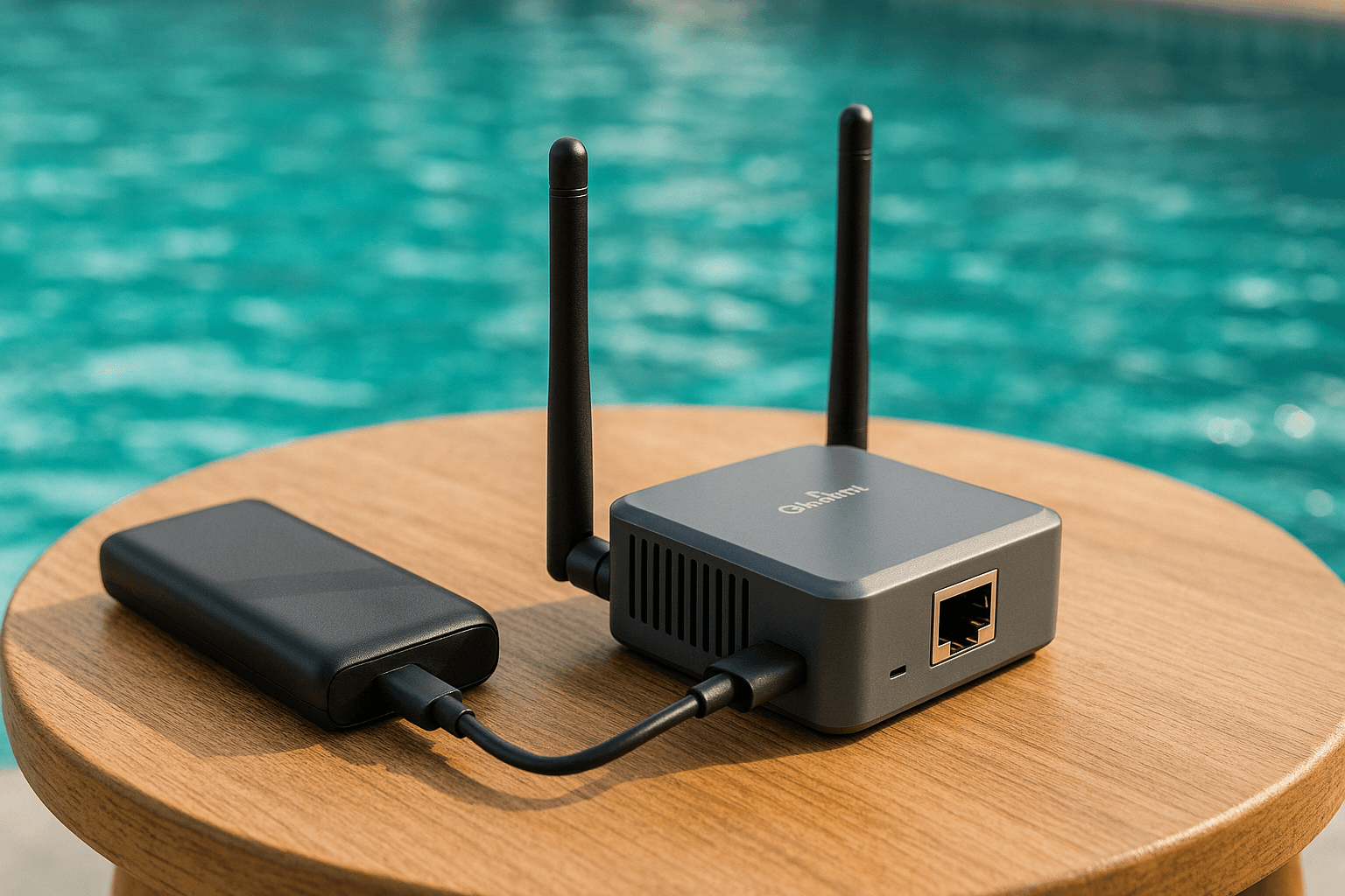 Best travel router on the beach